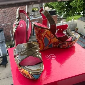 Sergio Rossi wedge sandals